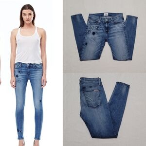 Hudson Nico Stargazing Super Ankle Skinny Jeans, HTF, Rare, Mid-Rise Stretch 26